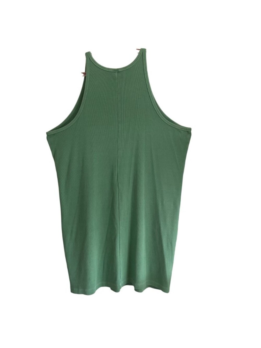 Old Navy Womens Green Sleeveless Ribbed Tank Dress 4X Cotton Blend Beach Vacatio - Picture 3 of 12